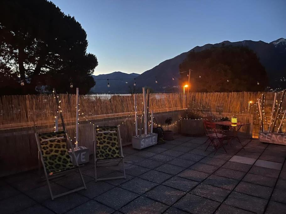 Appartamento Con Terrazza A Due Minuti Dal Lago Minusio Exterior foto